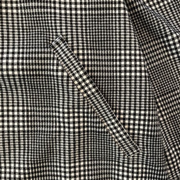 NWOT Marty M Women’s Jacket Plaid Rayon Tweed Color Black and White Size 2X - Picture 7 of 10
